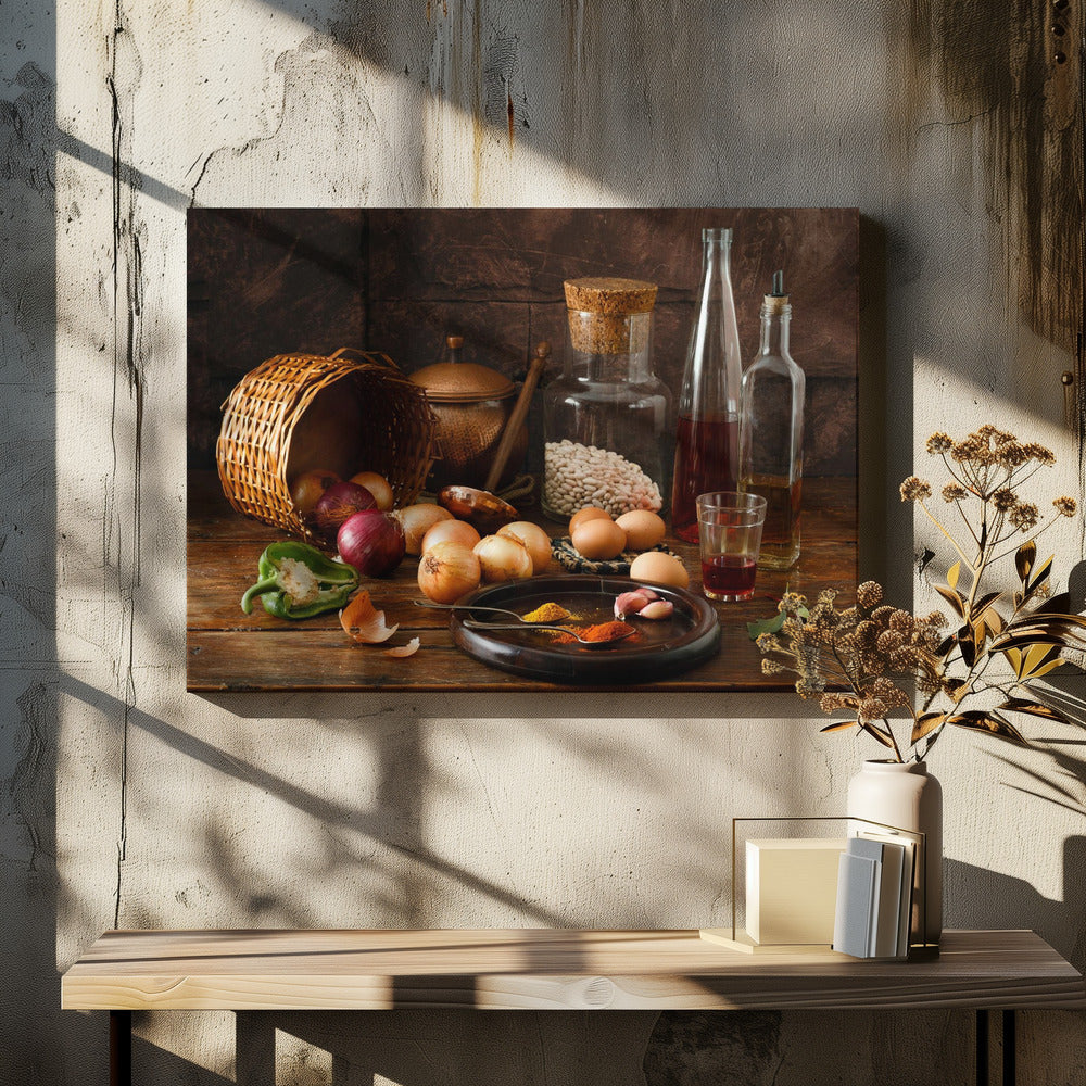 Wall art Smells. Food-Canvas Print-DECOROLALA