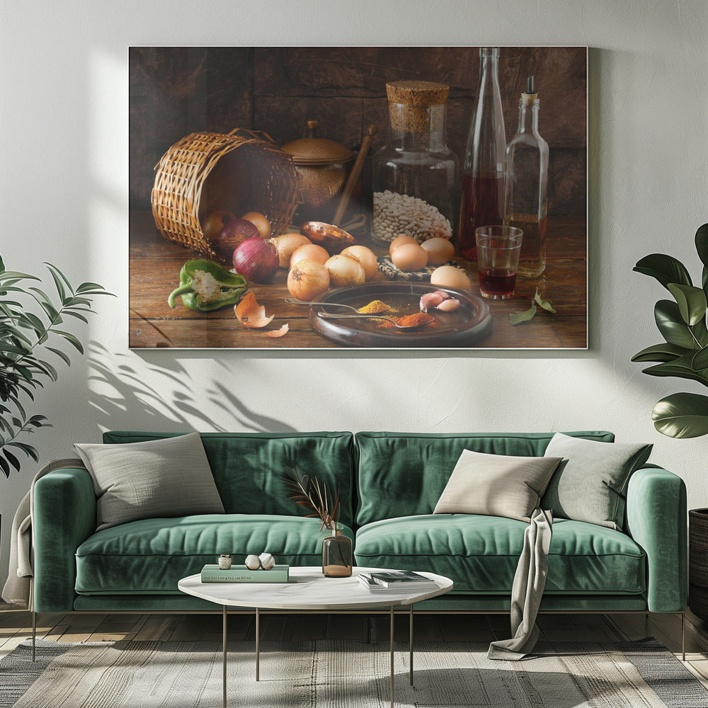 Wall art Smells. Food-Canvas Print-DECOROLALA