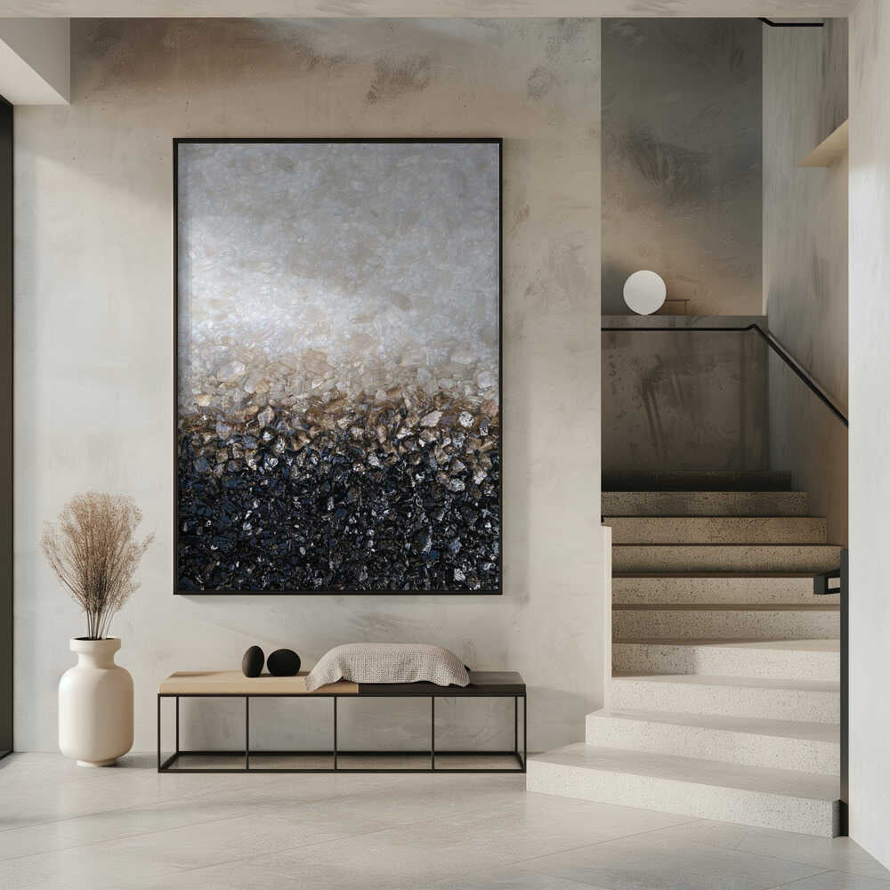 Wall art Smoky Crystal-canvas prints-DECOROLALA