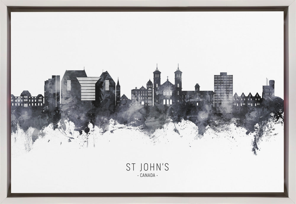 Wall art St John's Canada Skyline-Canvas Print-DECOROLALA