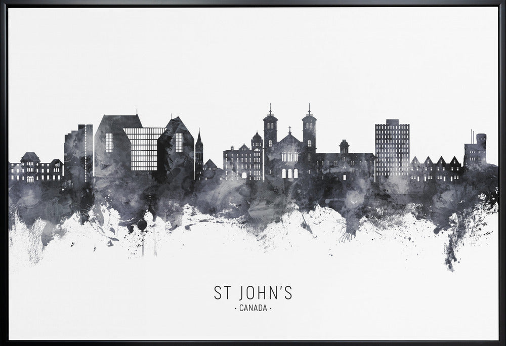 Wall art St John's Canada Skyline-Canvas Print-DECOROLALA