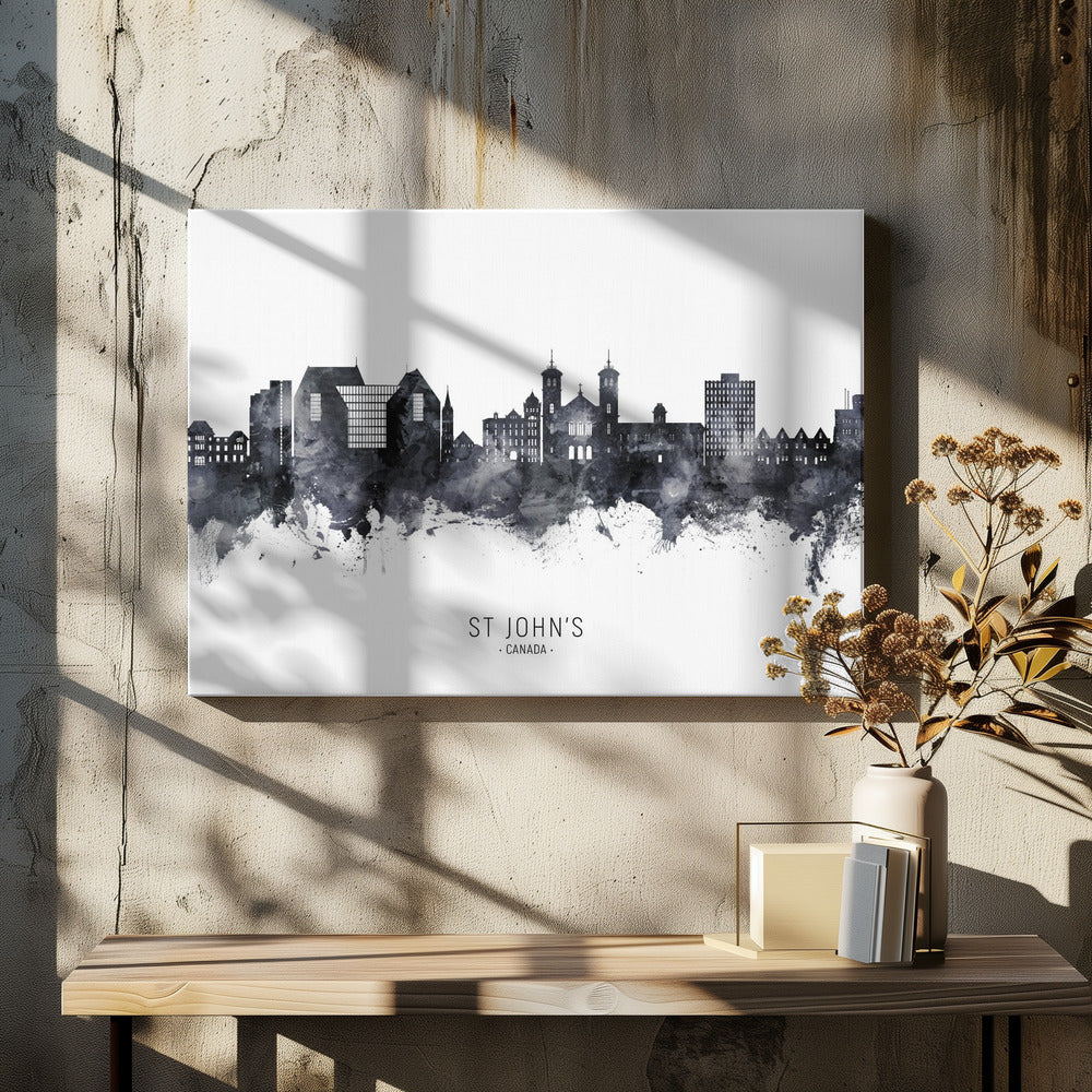 Wall art St John's Canada Skyline-Canvas Print-DECOROLALA