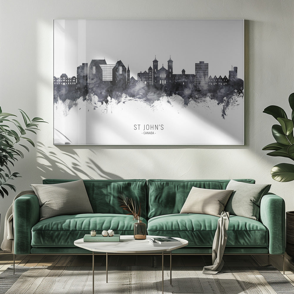 Wall art St John's Canada Skyline-Canvas Print-DECOROLALA