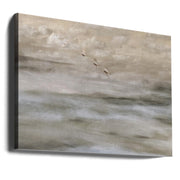 Wall art Swans over sea-Canvas Print-DECOROLALA