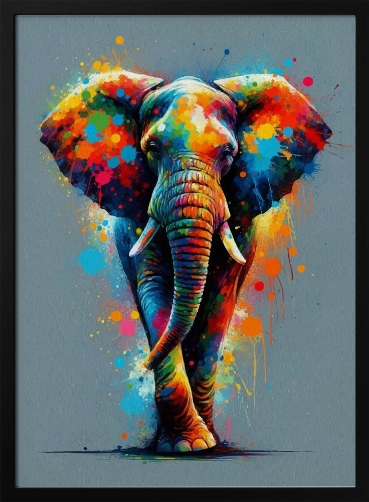 Wall art The Elephant-Canvas Print-DECOROLALA