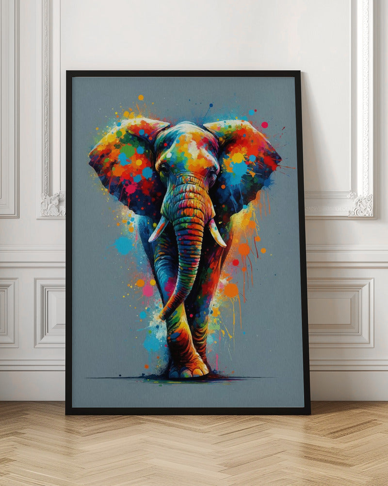 Wall art The Elephant-Canvas Print-DECOROLALA
