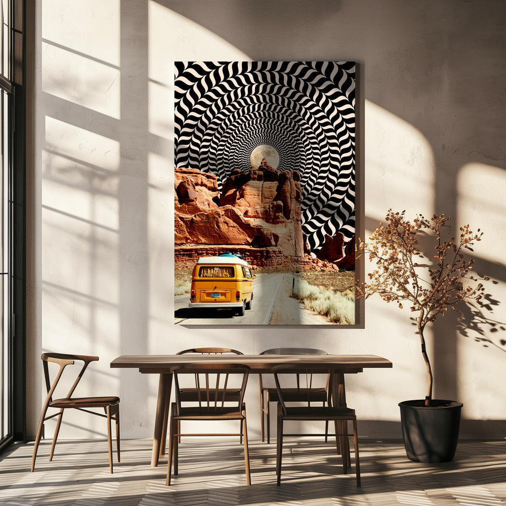 Wall art The Real Road Trip-canvas-DECOROLALA