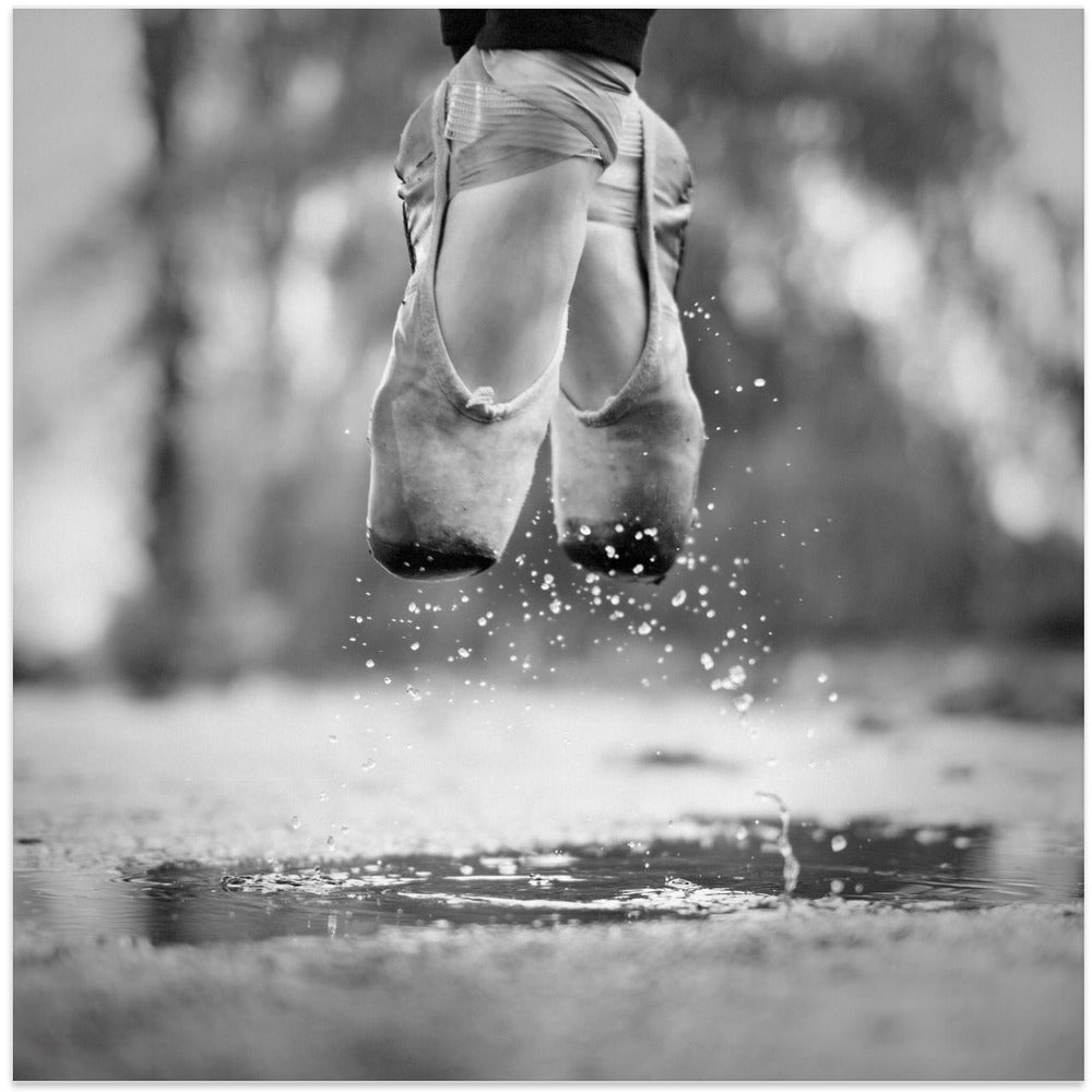 Wall art The day we went jumping in puddles-Canvas Print-DECOROLALA
