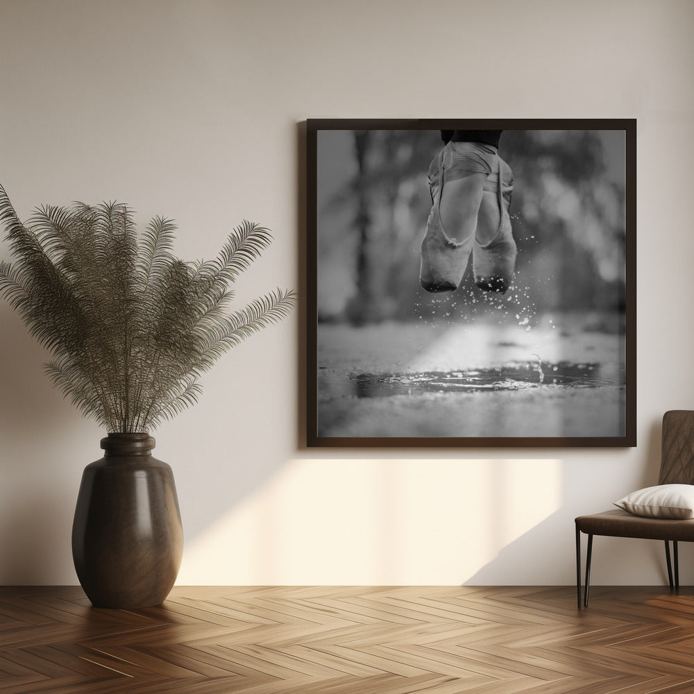 Wall art The day we went jumping in puddles-Canvas Print-DECOROLALA