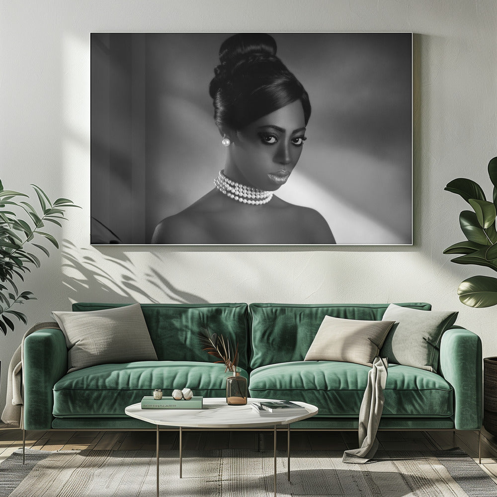 Wall art The white pearls-Canvas Print-DECOROLALA