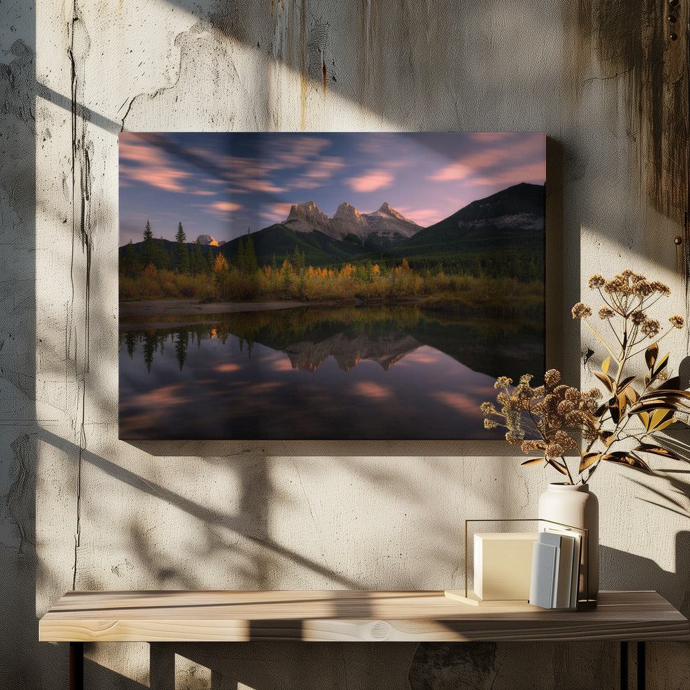 Wall art Three Sisters and A Little Brother-Canvas Print-DECOROLALA