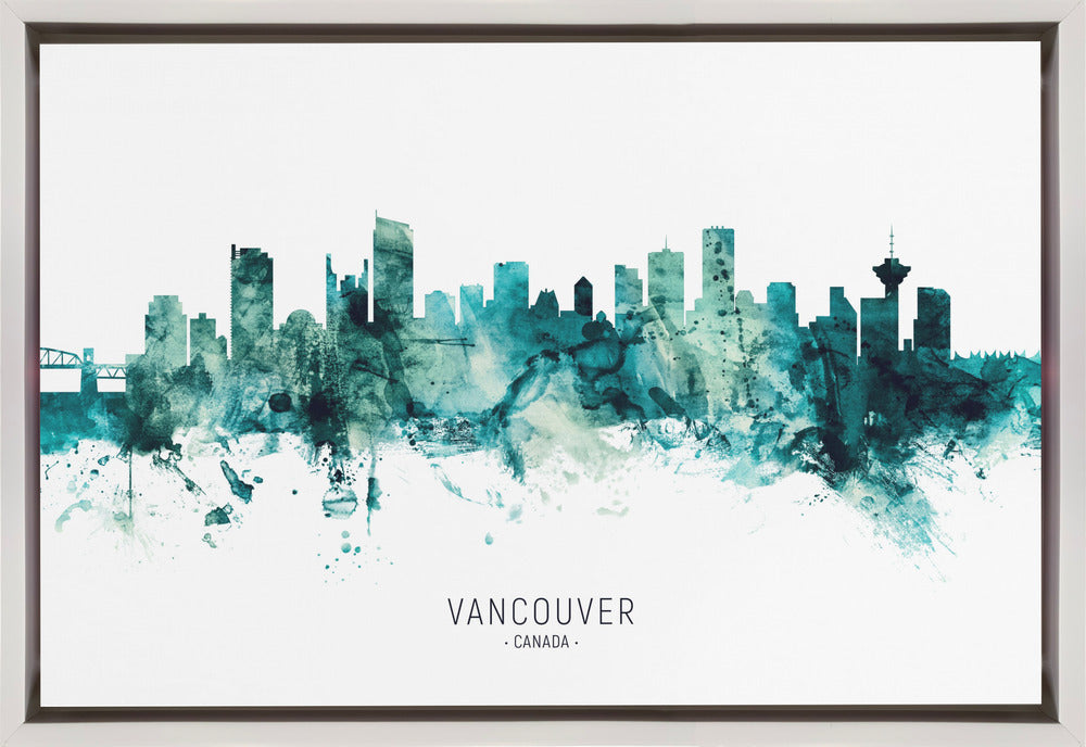 Wall art Vancouver Canada Skyline-Canvas Print-DECOROLALA
