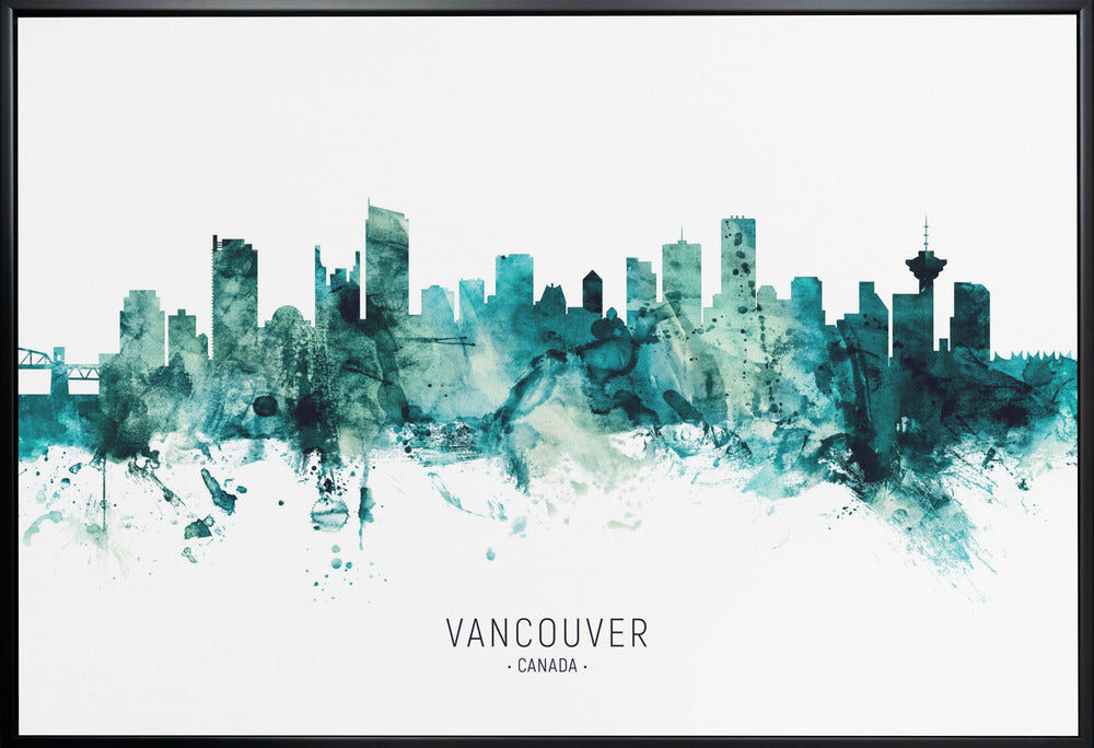Wall art Vancouver Canada Skyline-Canvas Print-DECOROLALA