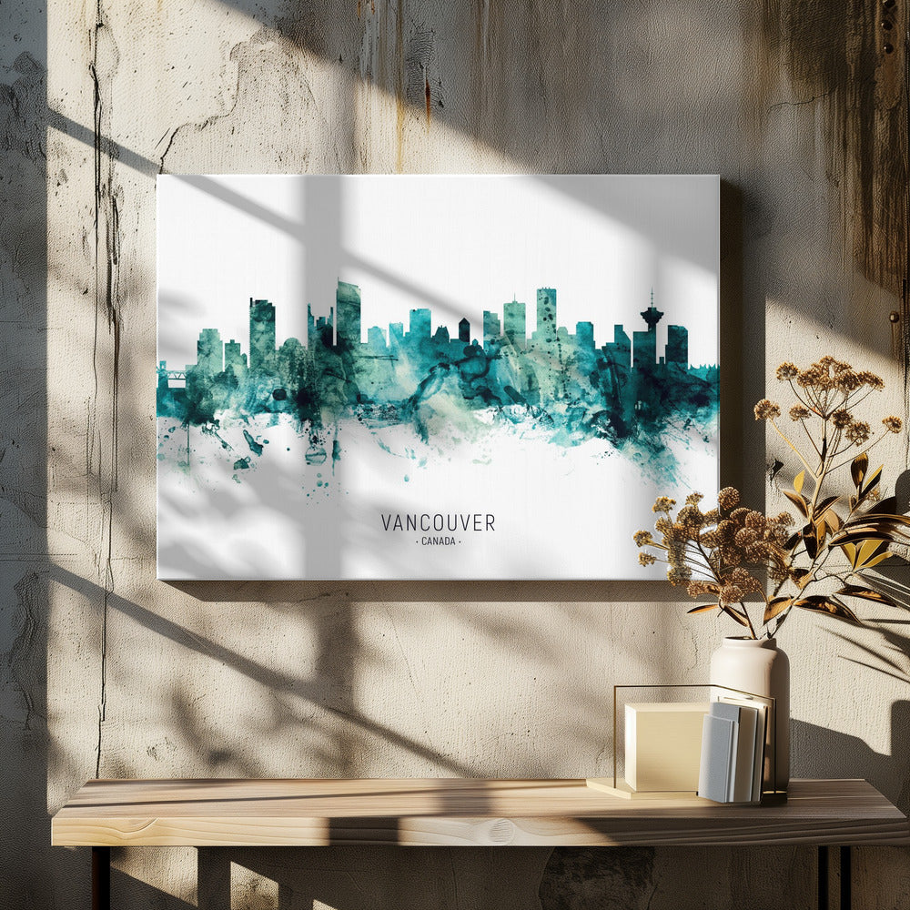 Wall art Vancouver Canada Skyline-Canvas Print-DECOROLALA