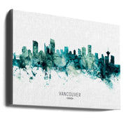 Wall art Vancouver Canada Skyline-Canvas Print-DECOROLALA