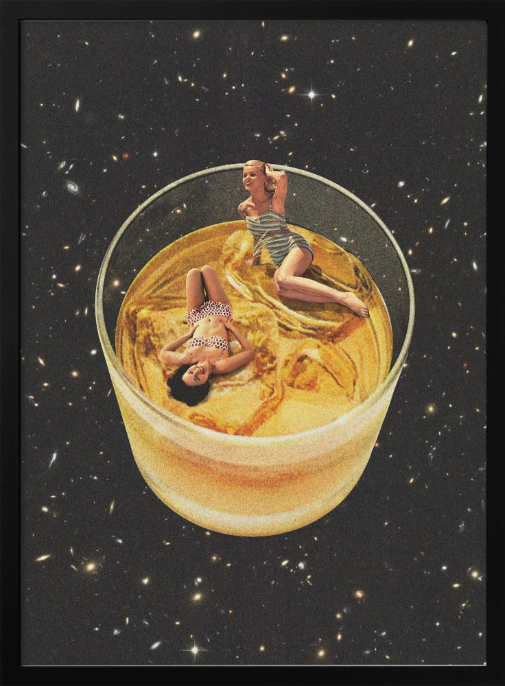 Wall art Whisky besties - On the rocks-canvas-DECOROLALA