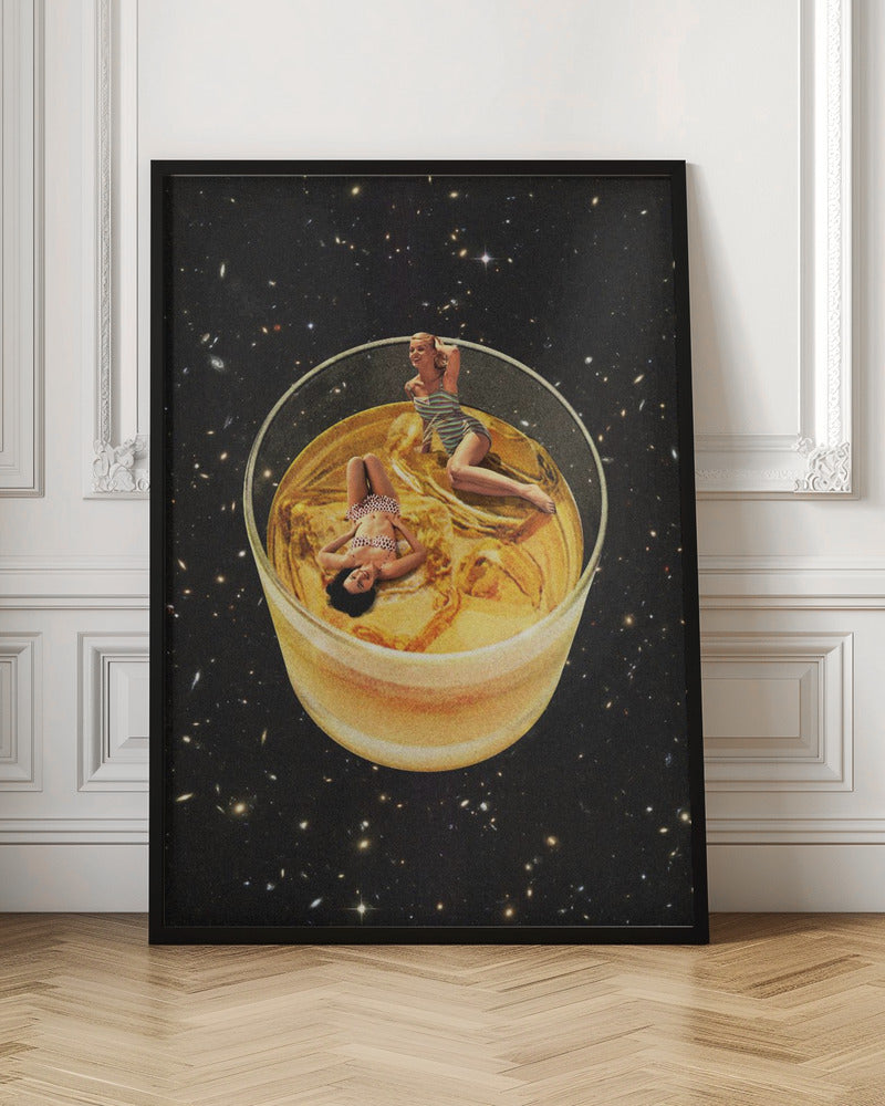 Wall art Whisky besties - On the rocks-canvas-DECOROLALA