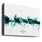 Wall art Winnipeg Canada Skyline-Canvas Print-DECOROLALA