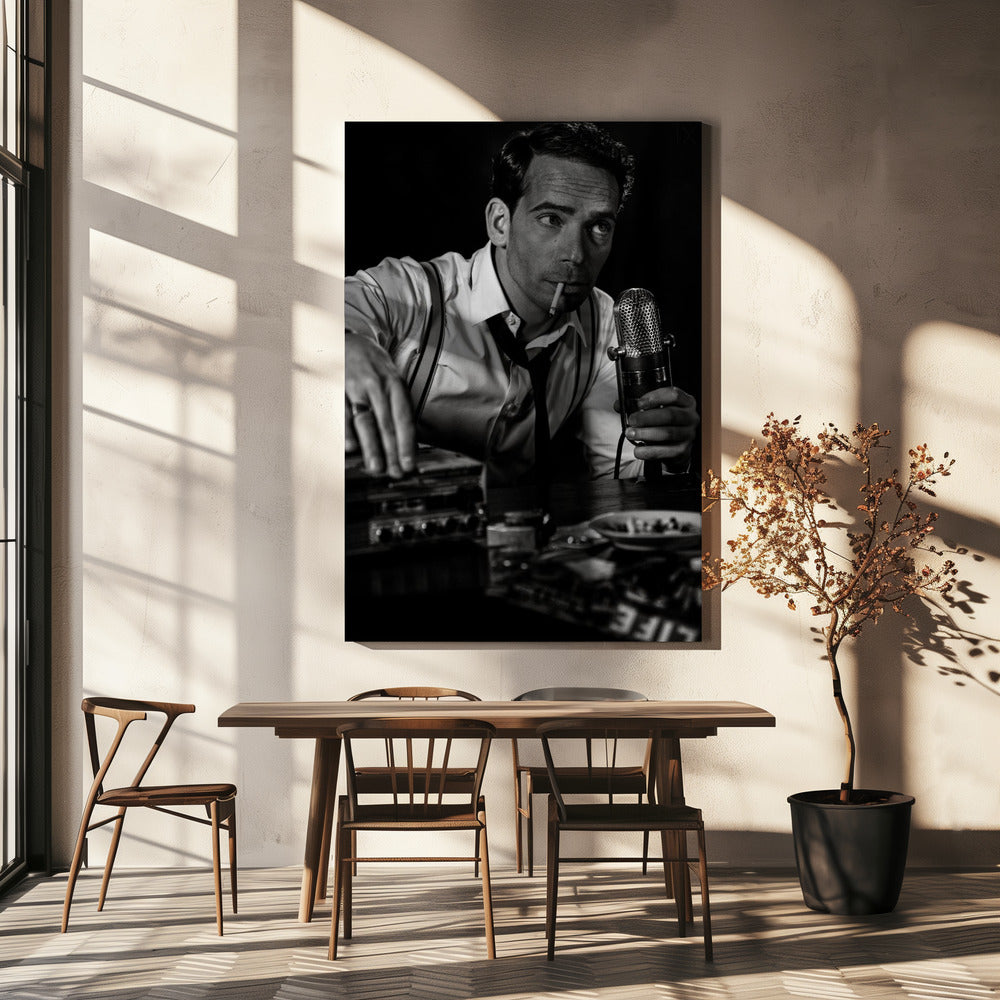 Wall art ....good night and good luck...-Canvas Print-DECOROLALA