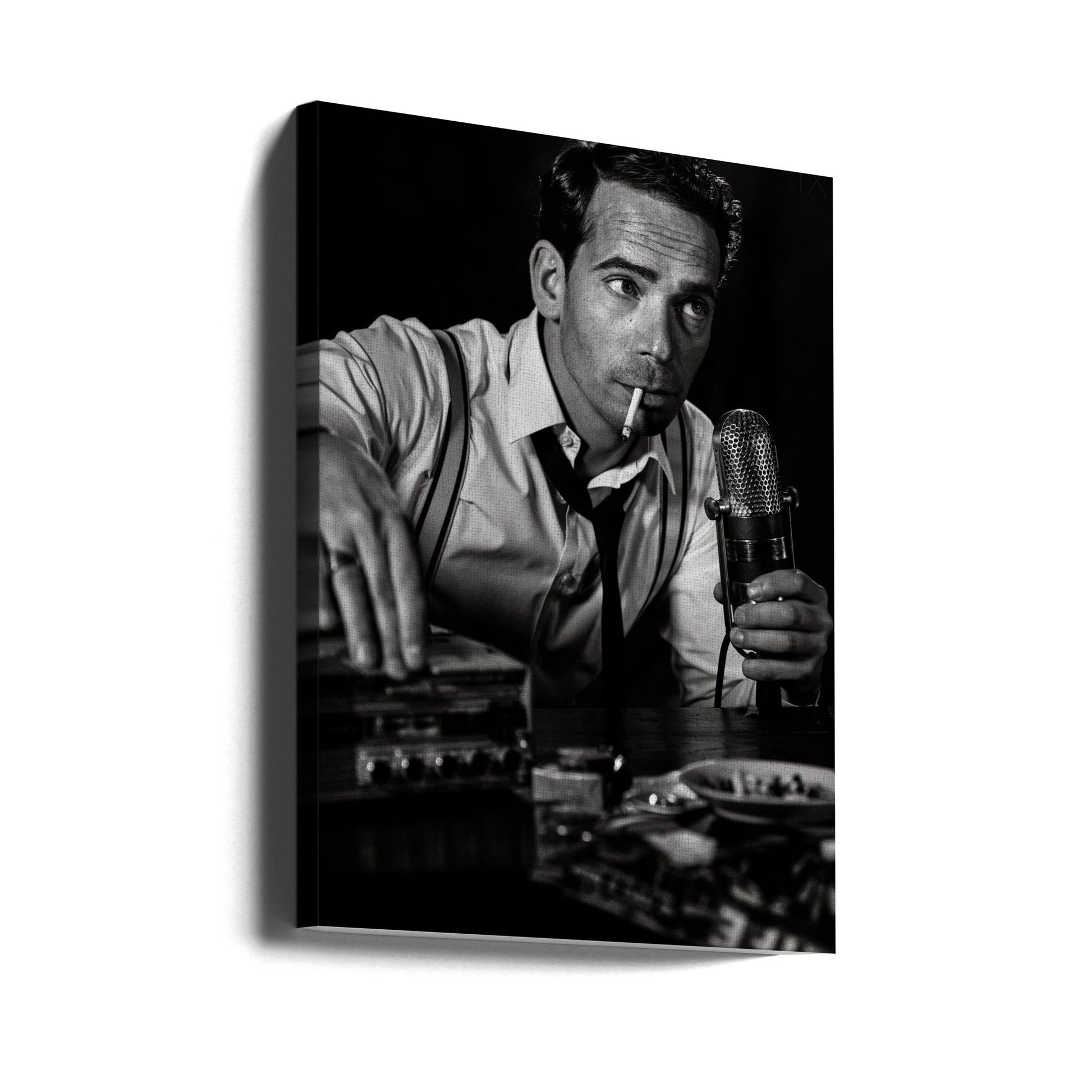 Wall art ....good night and good luck...-Canvas Print-DECOROLALA