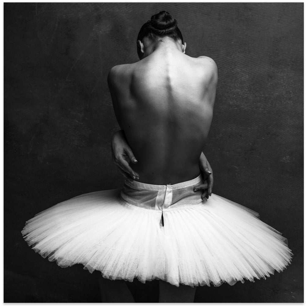 Wall art ballerina's back 2-Canvas Print-DECOROLALA