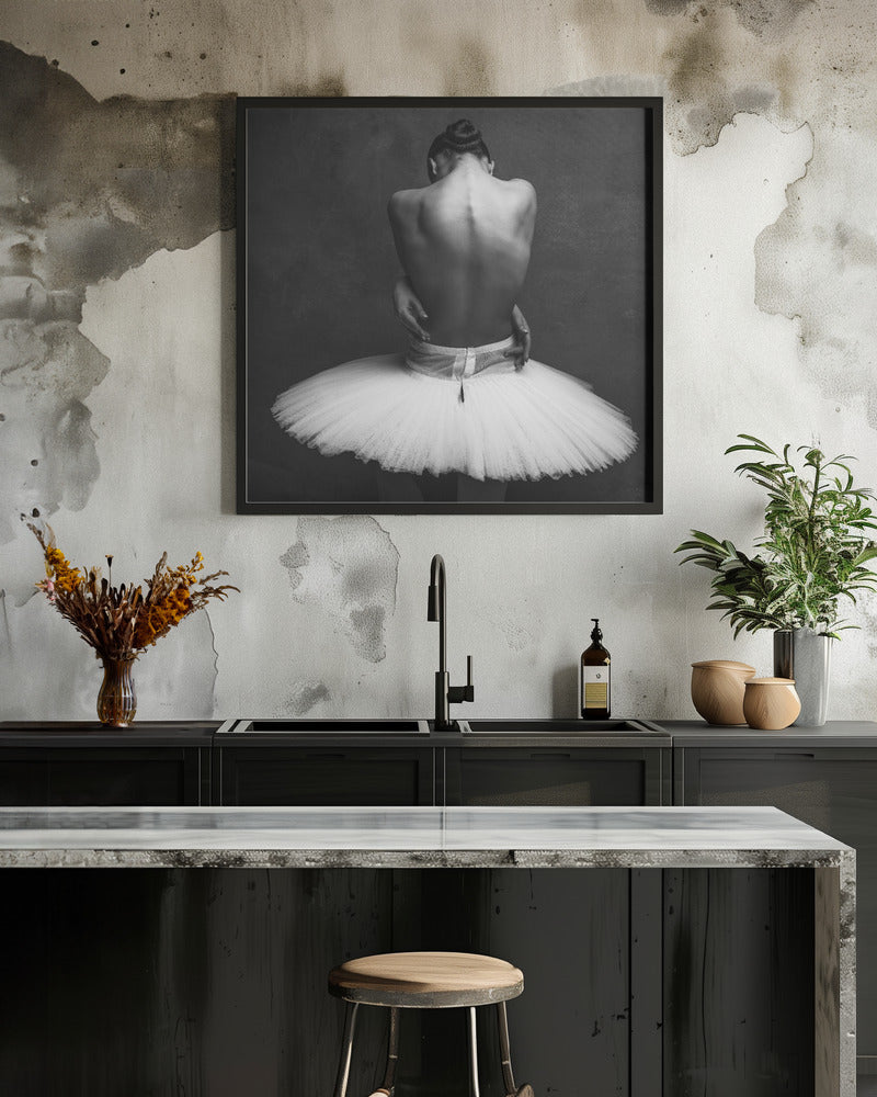 Wall art ballerina's back 2-Canvas Print-DECOROLALA