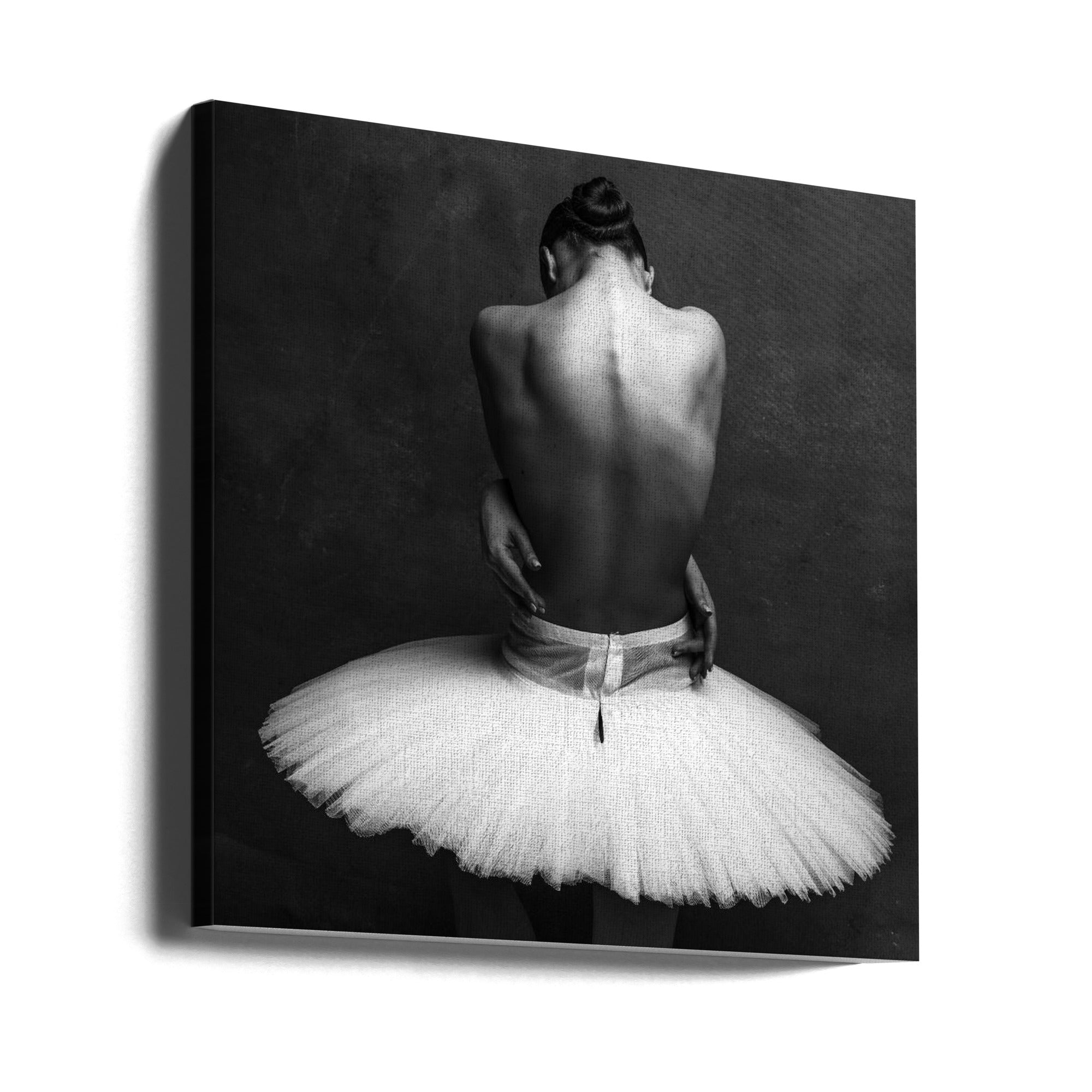 Wall art ballerina's back 2-Canvas Print-DECOROLALA