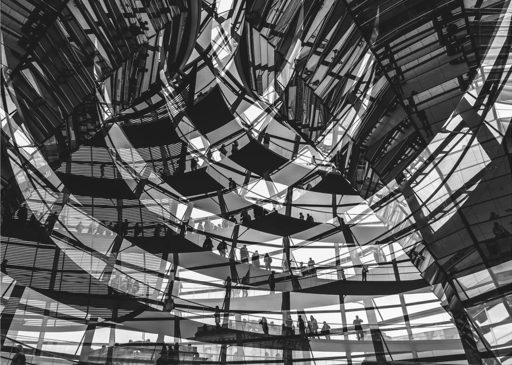 Wall art visitors-canvas-DECOROLALA