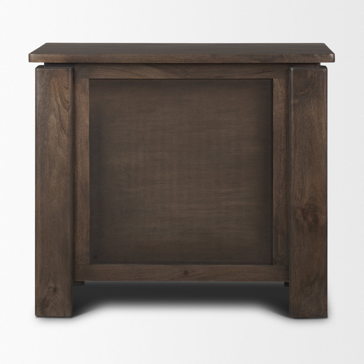 Wallen Accent Cabinet - Dark Brown Wood 3 Drawer-Accent Cabinets & Chests-DECOROLALA