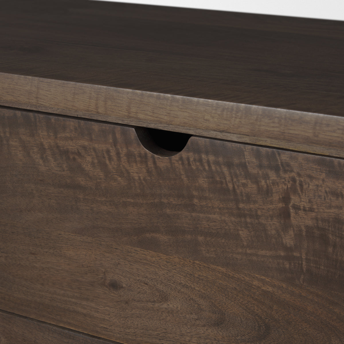 Wallen Accent Cabinet - Dark Brown Wood 3 Drawer-Accent Cabinets & Chests-DECOROLALA