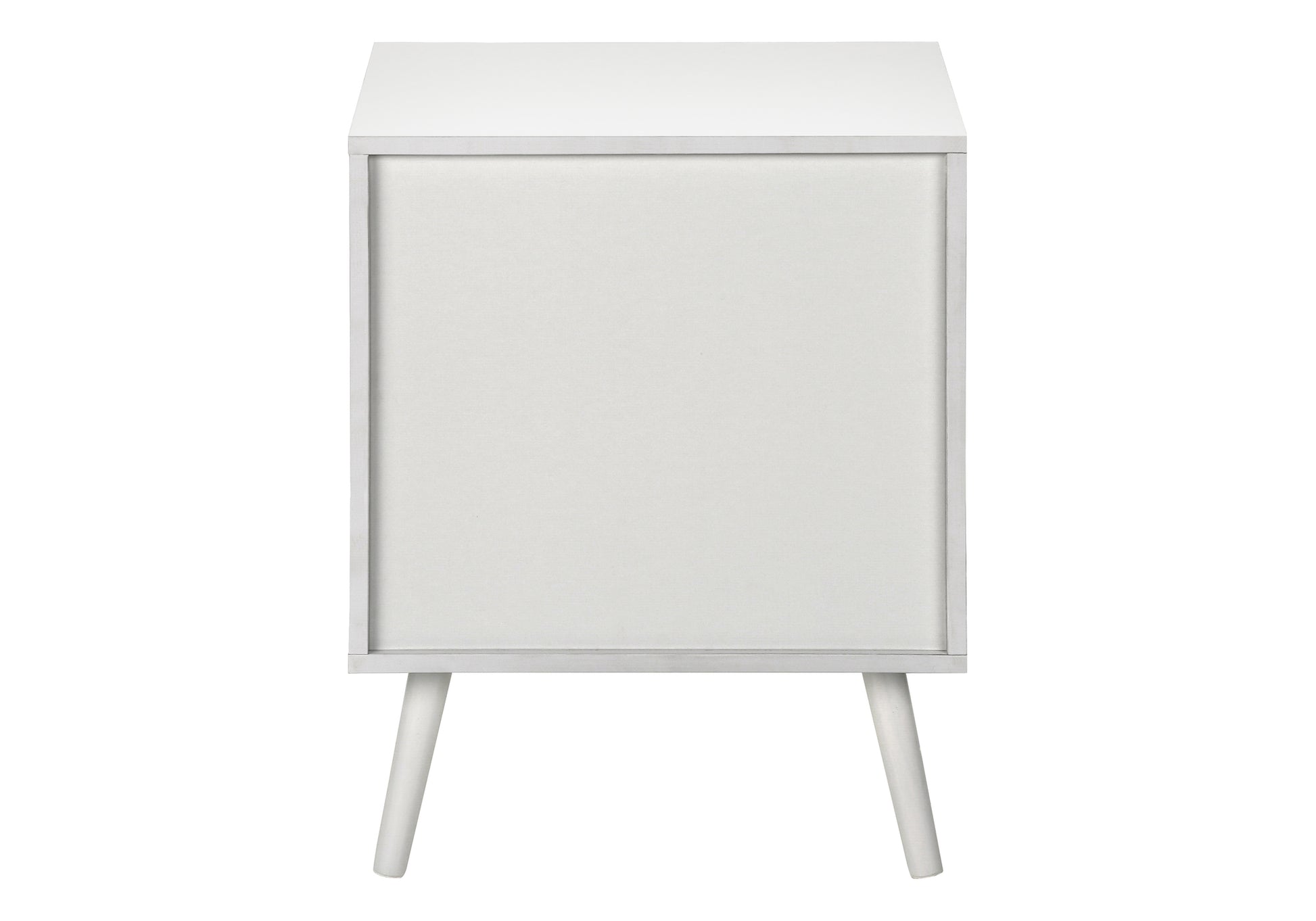 Walnut Accent Table 24"H with 2 Storage Drawers-Accent Table-DECOROLALA