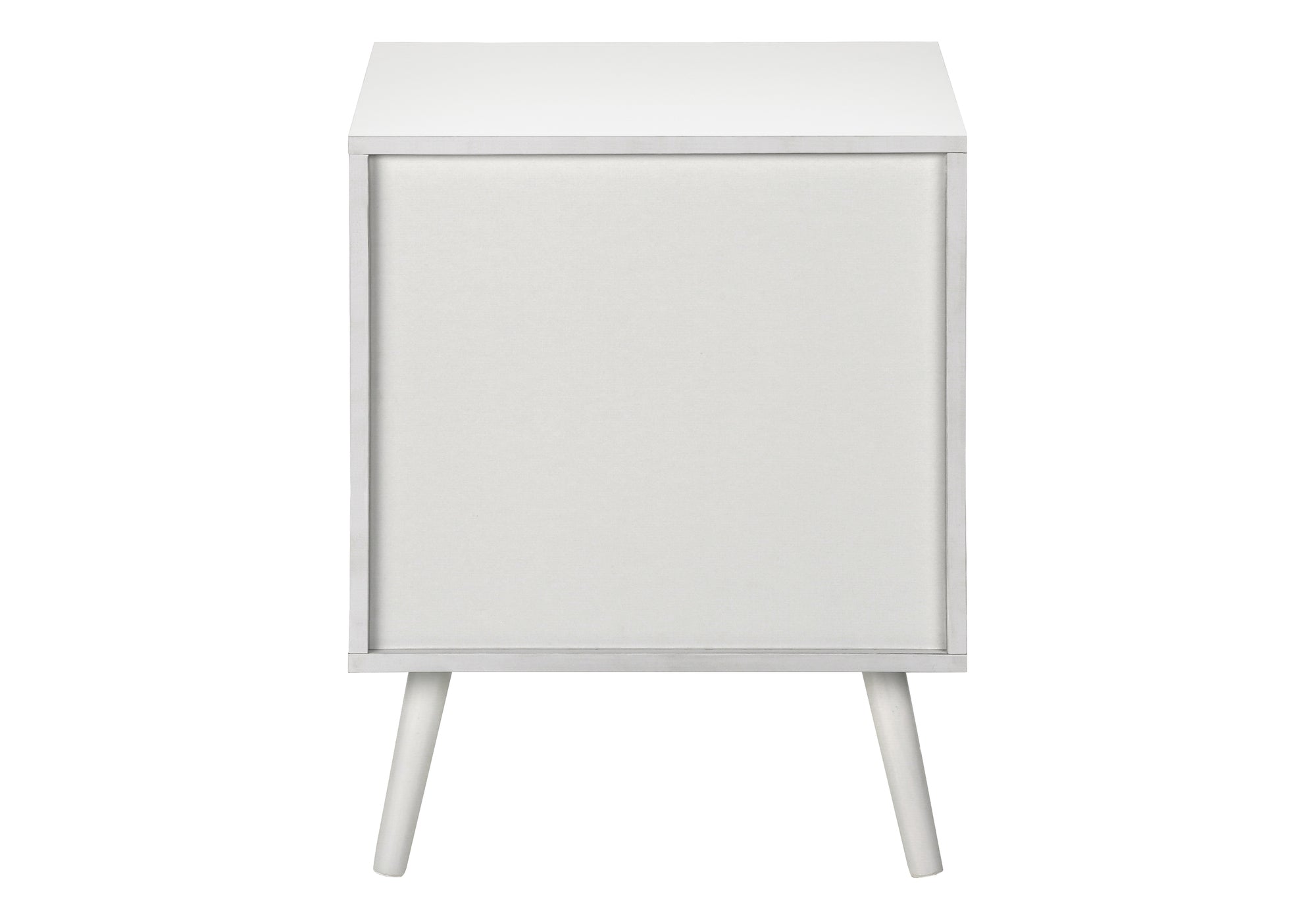 Walnut Accent Table 24"H with 2 Storage Drawers-Accent Table-DECOROLALA