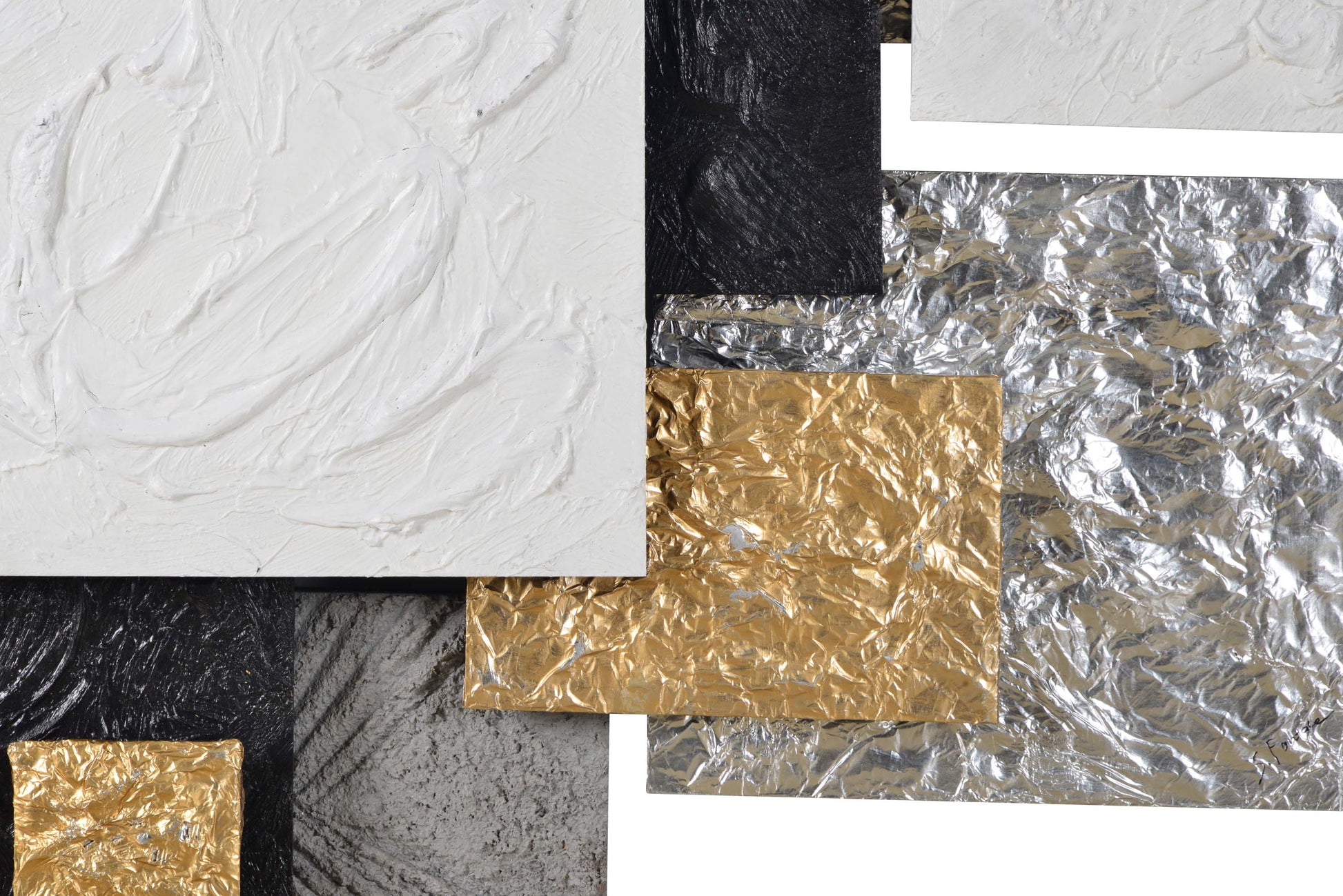 Warberry 49" Wide Wall Art, Gold-Wall Art-DECOROLALA