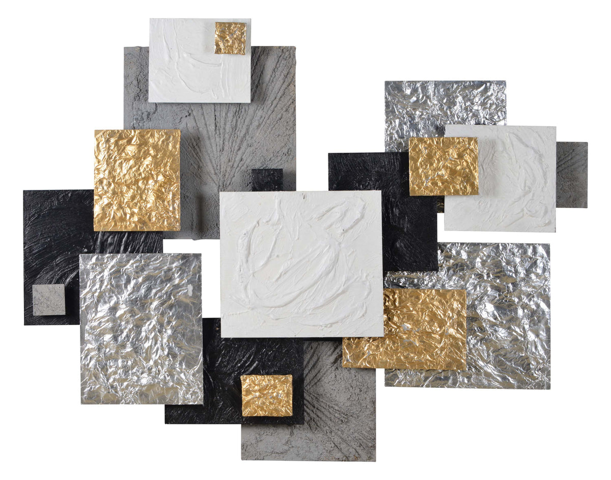 Warberry 49" Wide Wall Art, Gold-Wall Art Prints-DECOROLALA