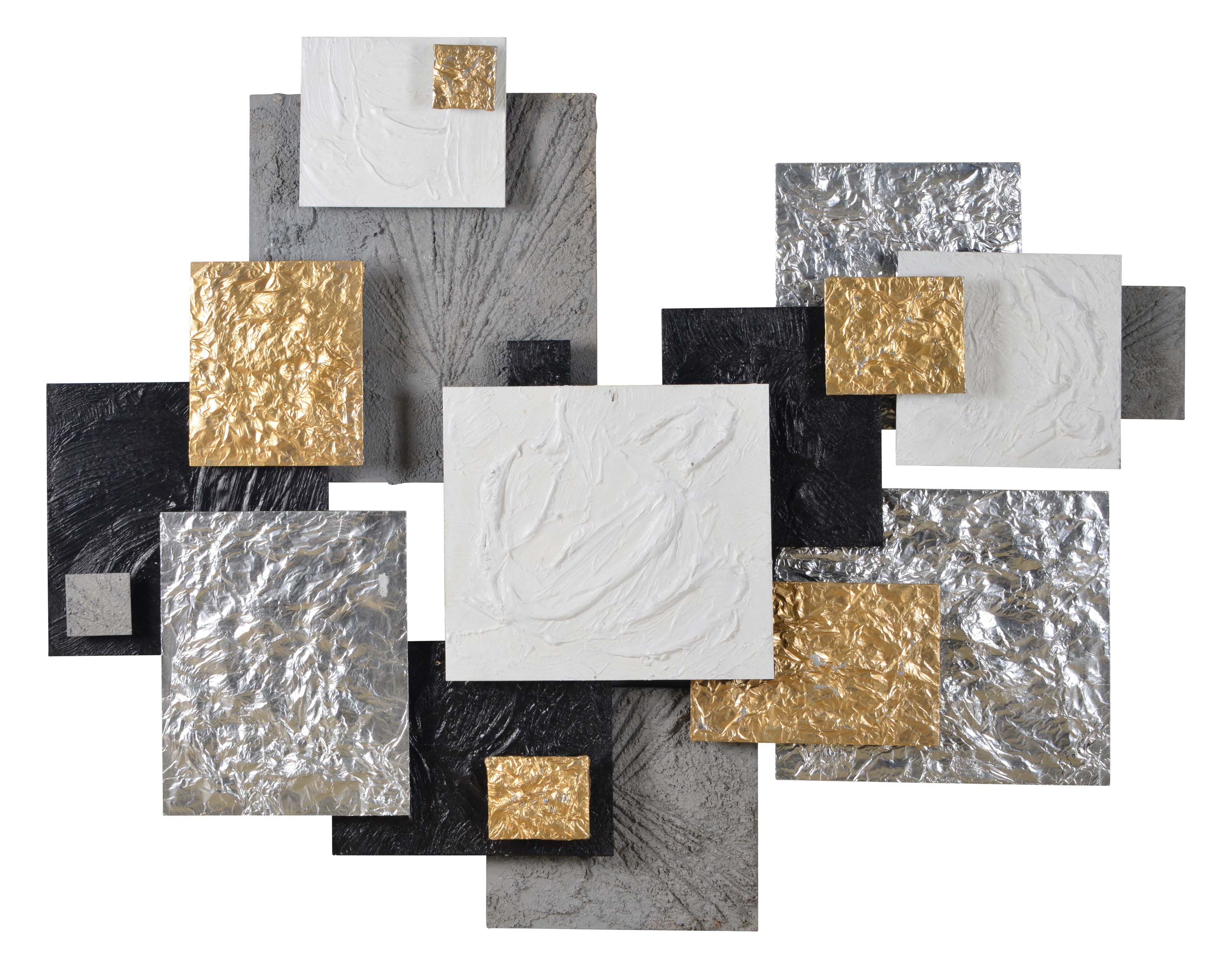 Warberry 49" Wide Wall Art, Gold-Wall Art-DECOROLALA