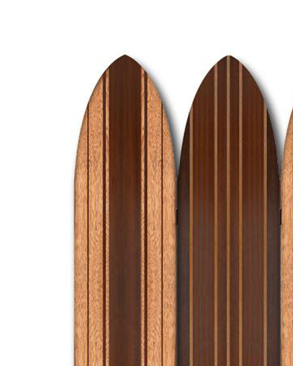 Warm Brown Long Board 3 Panel Room Divider Screen-Room Dividers-DECOROLALA