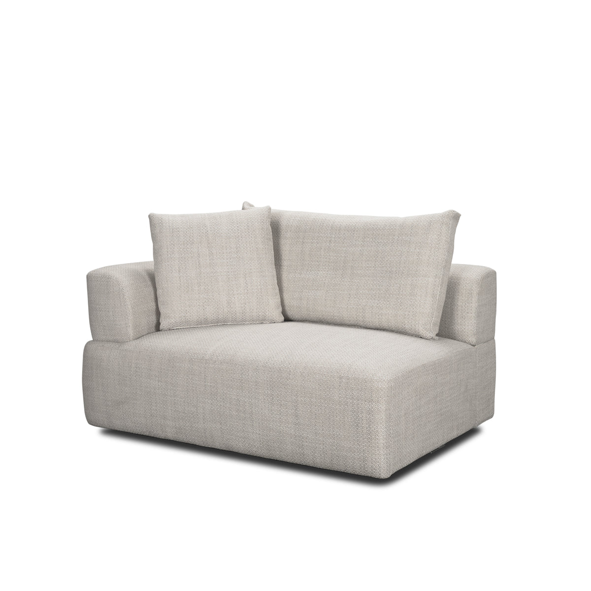 Warner 3-Piece Sectional Sofa - Oatmeal-Sofas & Sectionals-DECOROLALA