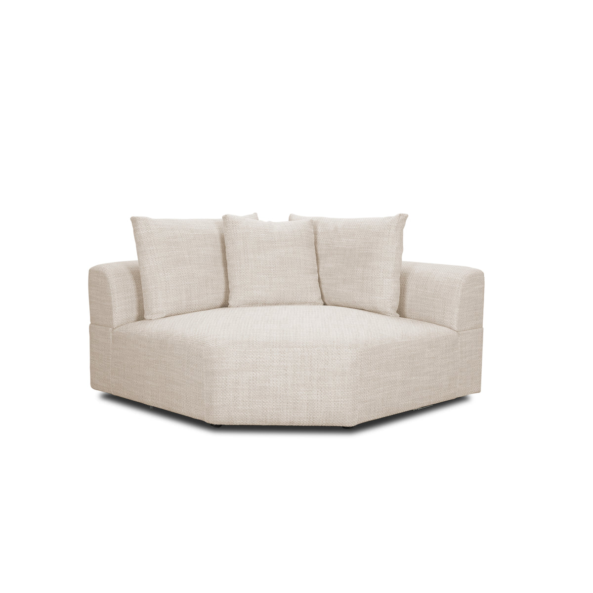 Warner 3-Piece Sectional Sofa - Oatmeal-Sofas & Sectionals-DECOROLALA