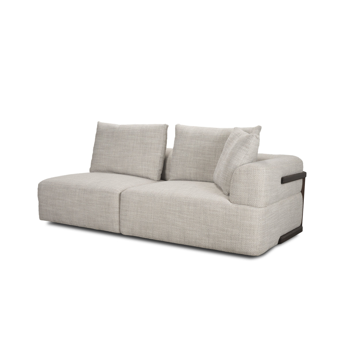 Warner Oatmeal 3 Piece Sofa Set w/Corner Piece-Sofa & Sectionals-DECOROLALA