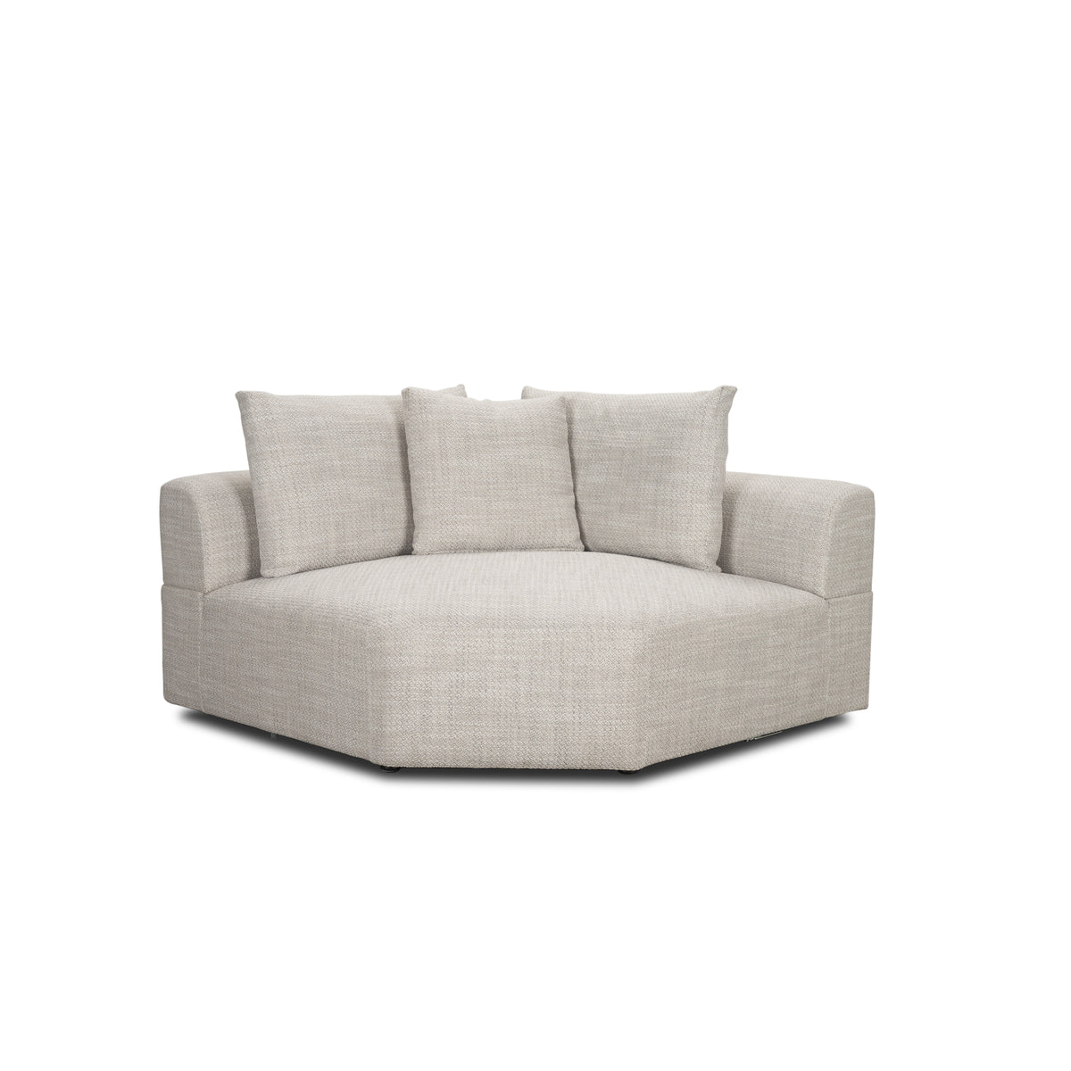 Warner Oatmeal 3 Piece Sofa Set w/Corner Piece-Sofa & Sectionals-DECOROLALA