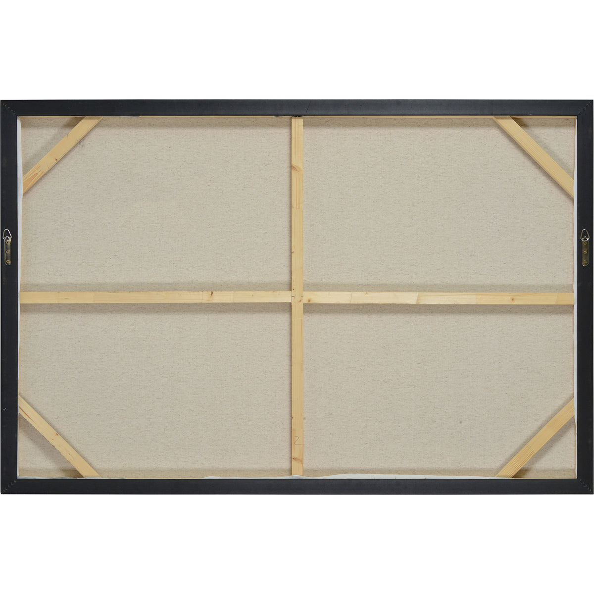 Warran 40" Wide Canvas Art, Black-Canvas Prints-DECOROLALA