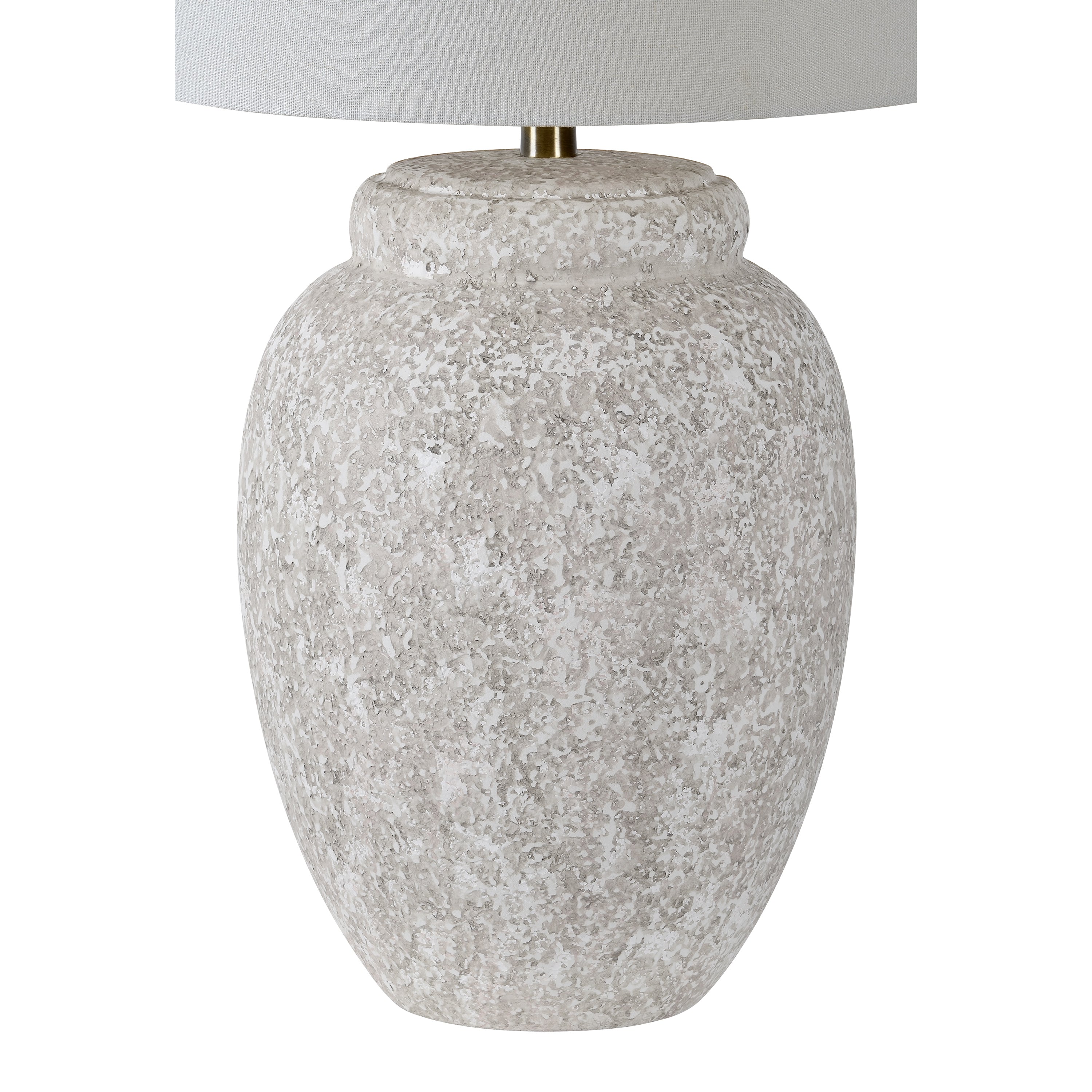 Wassily 28.25" Ceramic Table Lamp, Cream-Table Lamp-DECOROLALA