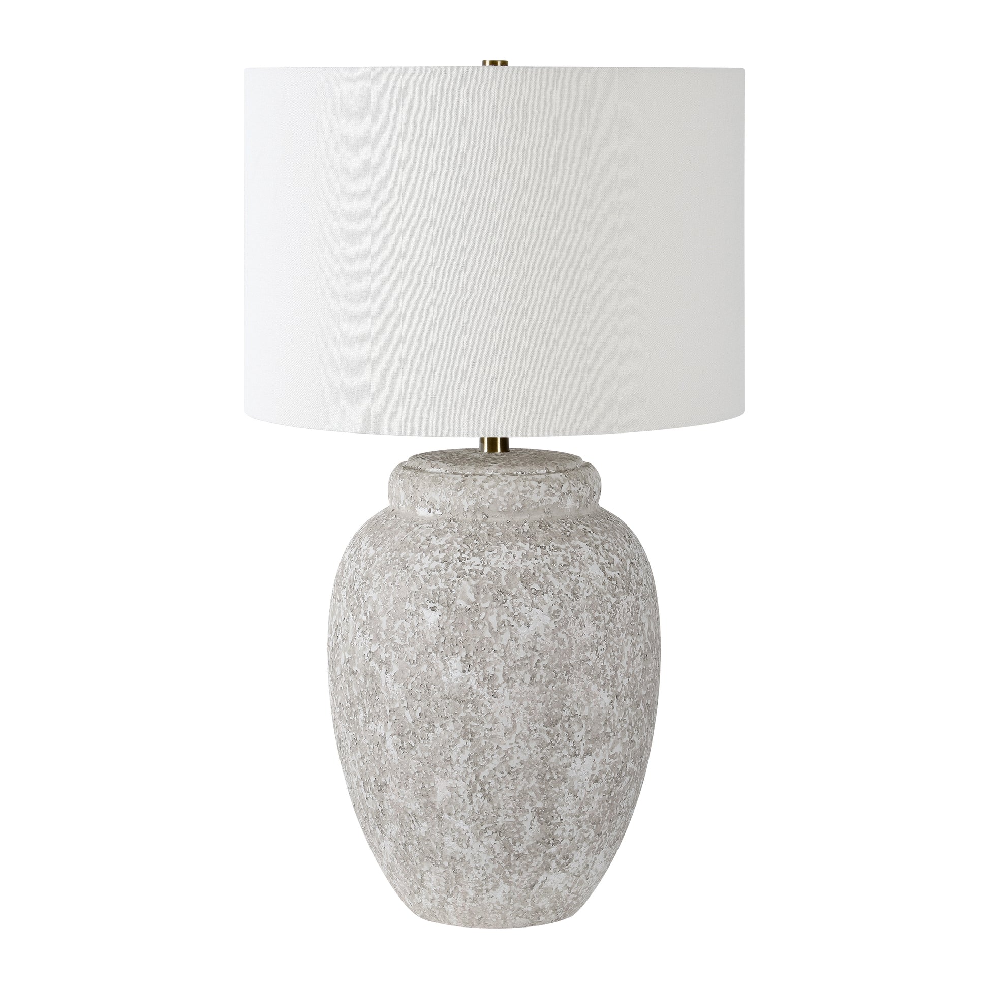 Wassily 28.25" Ceramic Table Lamp, Cream-Table Lamp-DECOROLALA