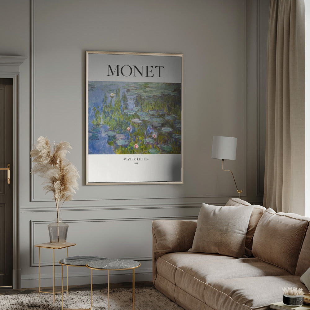 Water Lilies 1915 Monet-Canvas Print-DECOROLALA