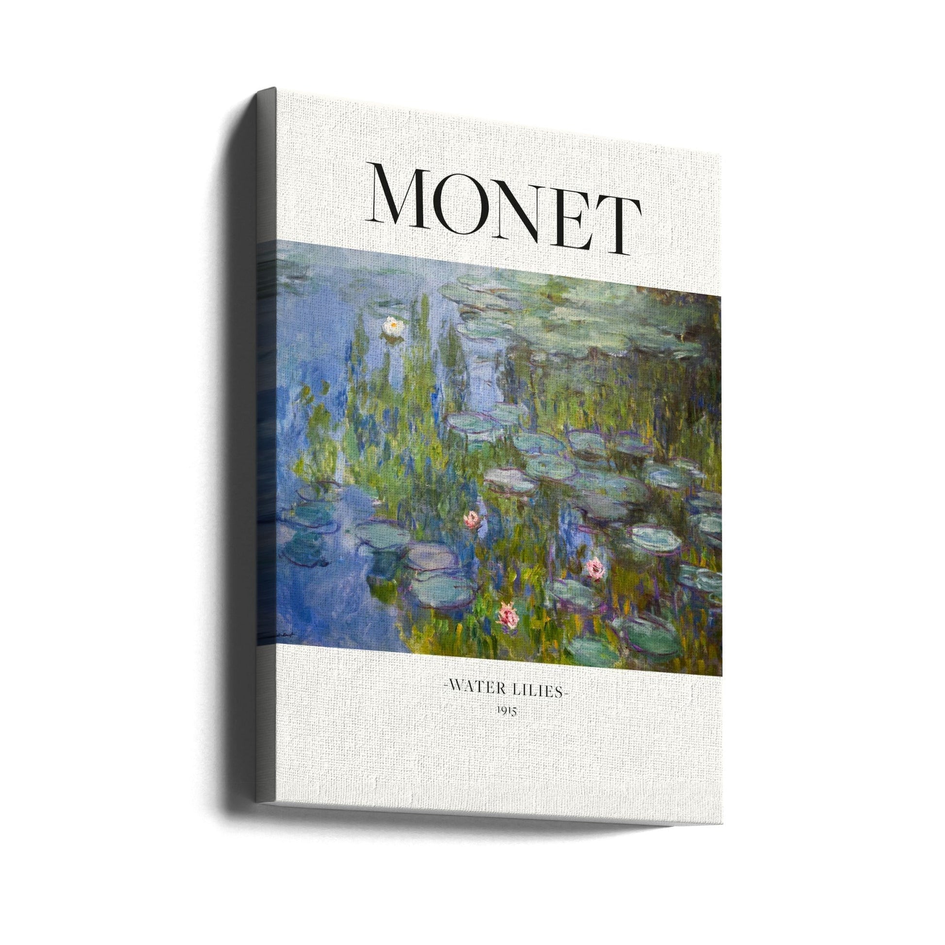 Water Lilies 1915 by Claude Monet Wall Art-Canvas Print-DECOROLALA