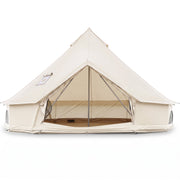 Waterproof Bell Tent with Stove Jack Accommodates and Mesh Windows Doors-L-Tents-DECOROLALA