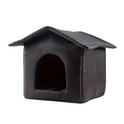 Waterproof Outdoor Cat House - Black Lodge Style 45x40cm-DECOROLALA