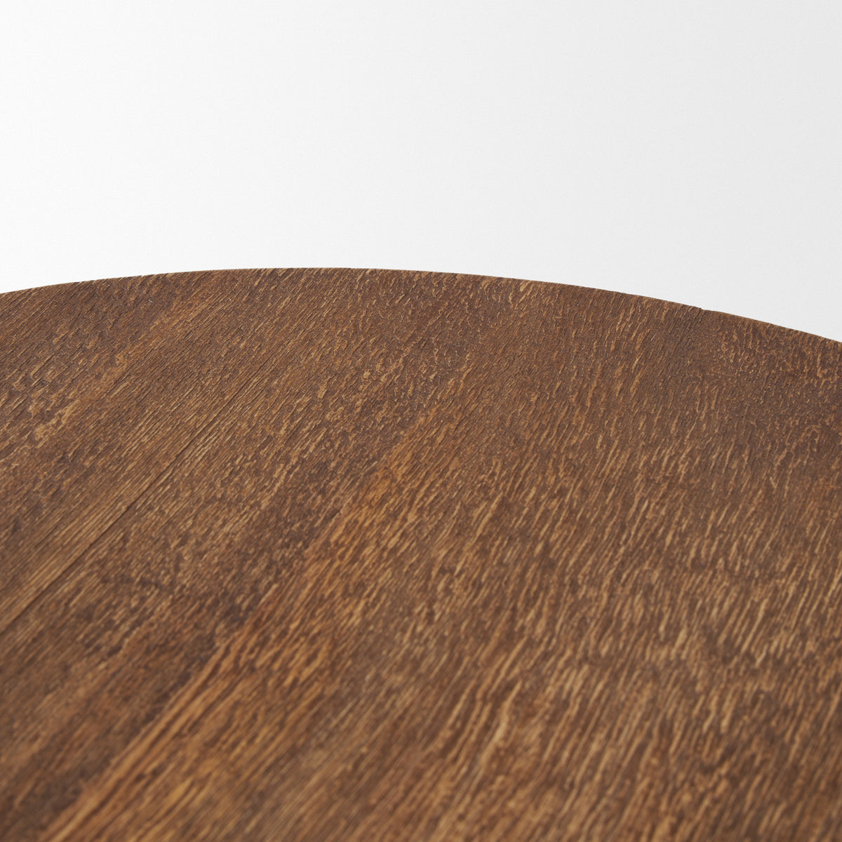 Waverly Round Light Brown Wood Scalloped Edged Trays-Trays-DECOROLALA