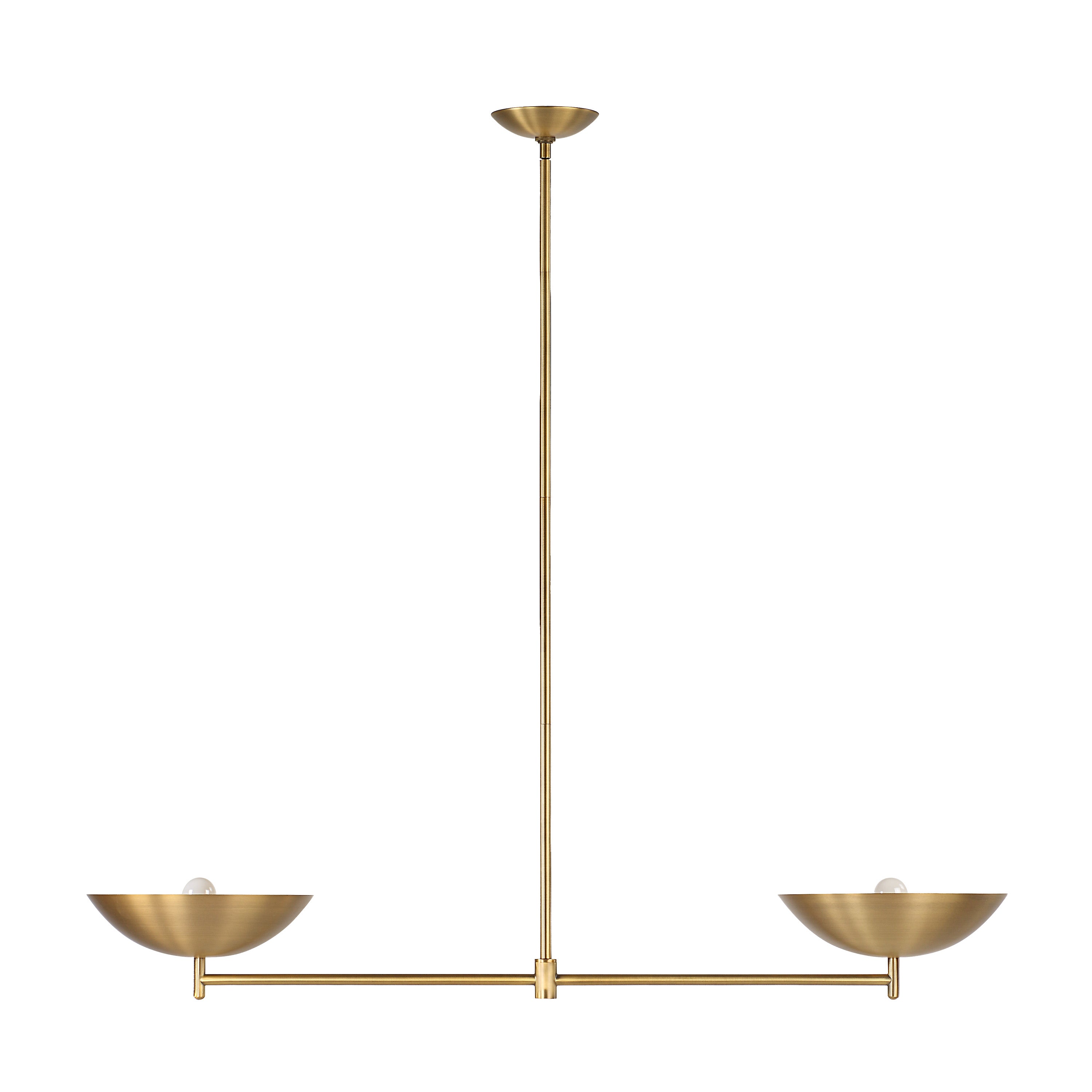 Waxlow 64.5" Height Ceiling Fixture, Plated Dark Antique Brushed Brass-Ceiling Fixture-DECOROLALA