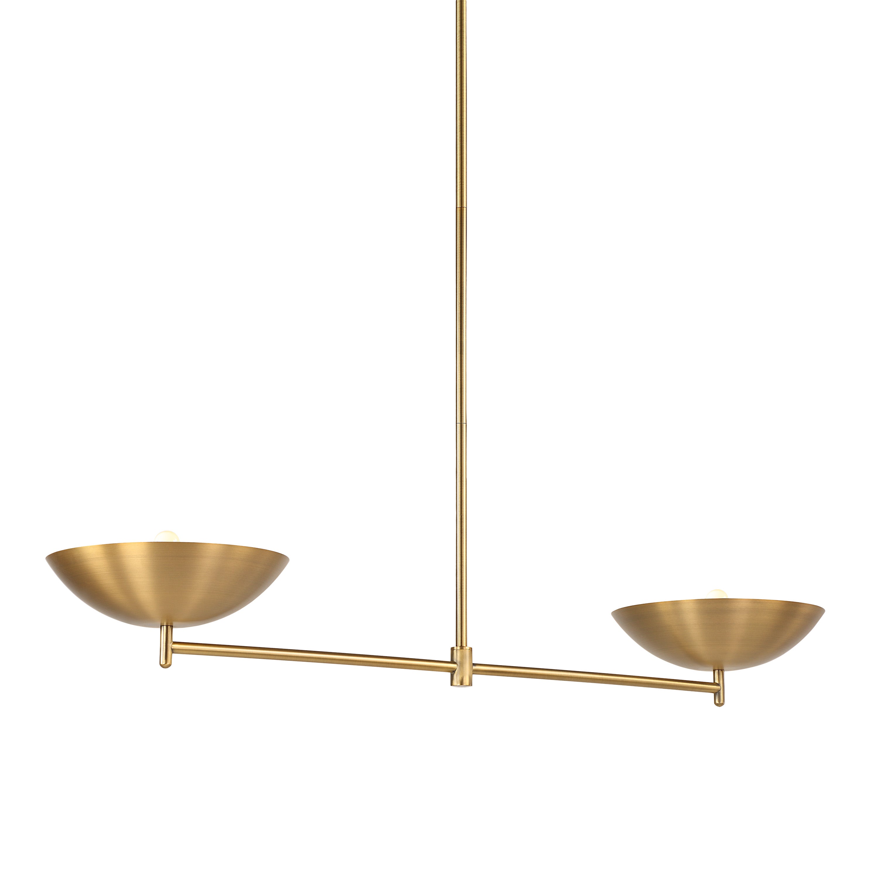 Waxlow 64.5" Height Ceiling Fixture, Plated Dark Antique Brushed Brass-Ceiling Fixture-DECOROLALA